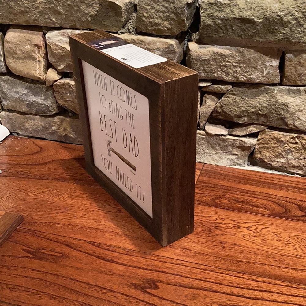 NWT Rae Dunn Father’s Day Wooden Box Sign - Picture 7 of 16